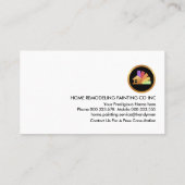 建物ホームフレームブ絵画ラシ 名刺 (裏面)