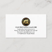 建物ホー縁どム用手工具 名刺 (裏面)