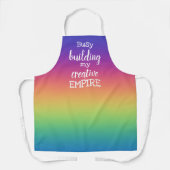 建物マイ忙しクリエイティブエンパイアレインボーエプロン エプロン (正面)