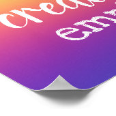 建物マイ忙しクリエイティブエンパイアレインボー ポスター (角)