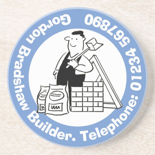 建物マテリアルを使用するビルダ建物貿易 コースター (正面)