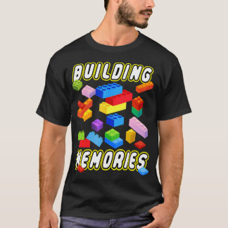 建物メモリ建物ブロックファミリーマ Tシャツ