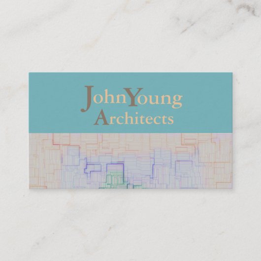 建物モダン業界サイトマップ> Business Card 名刺 (正面)