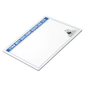 建物会社のお知らせをパーソナライズします。 ノートパッド (アングル)