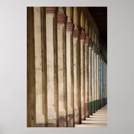 建物列，ハバナ，キューバ ポスター (正面)