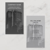 建物及び建設業カード 名刺 (正面/裏面)