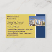 建物契約者建物建築クレーン 名刺 (正面)