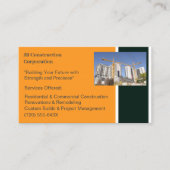 建物契約者建物建築クレーン 名刺 (正面)