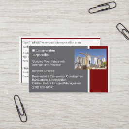 建物契約者建物建築クレーン 名刺