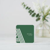 建物契約者Instagram後を追米国Qrコード スクエア名刺 (スタンド正面)