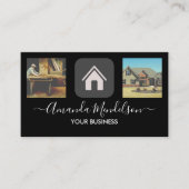 建物家具用不動産業者建築 名刺 (正面)