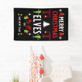 建物建築クリスマス醜い 横断幕 (インサイチュ)