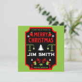 建物建築クリスマス シーズンカード (スタンド正面)