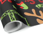 建物建築クリスマス ラッピングペーパー (ロールコーナー)