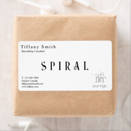 建物建築契約者紙クラフト ラベル