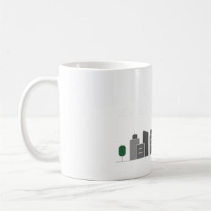 建物建築都市 コーヒーマグカップ
