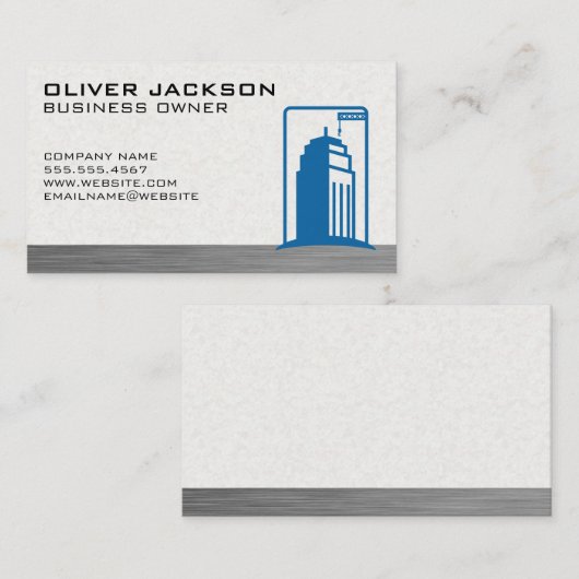 建物建築 名刺 (正面/裏面)