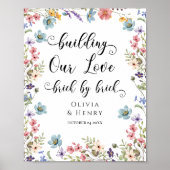 建物我々の愛のブリック結婚ズテーブル ポスター (正面)