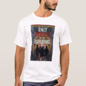 建物映画ポスターの殺人事件のみ Tシャツ (正面)
