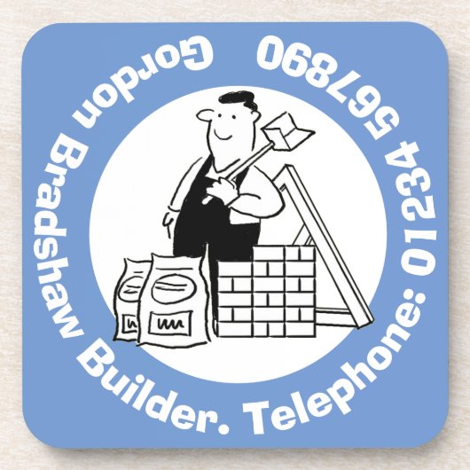 建物材料を含む汎用ビルダ コースター (正面)