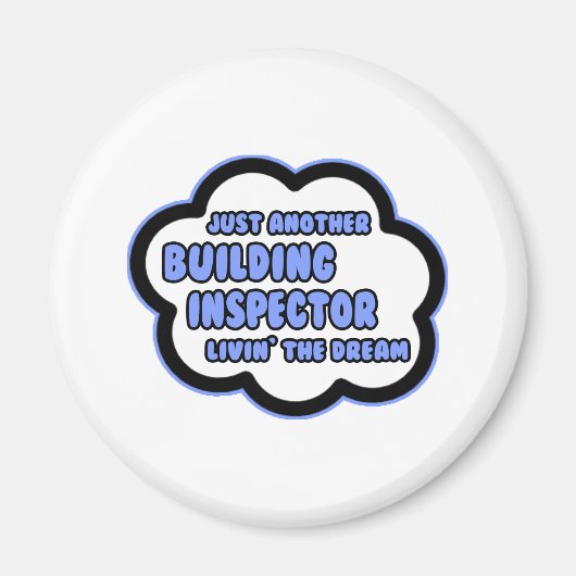 建物検査…夢を見る マグネット (正面)