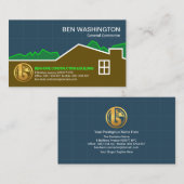 建物横グリッド線建築  名刺 (正面/裏面)