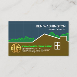 建物横グリッド線建築 名刺