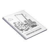 建物現場天井クレーン運転士 ノートブック (右側)