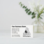 建物用品マンガの名刺 名刺 (スタンド正面)