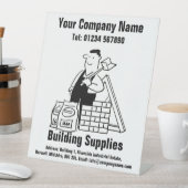 建物用品マンガデザイン台座標識 台座サイン (インサイチュ)