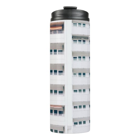 建物窓の風景写真 タンブラー (正面)