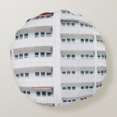 建物窓の風景写真 ラウンドクッション (裏面)