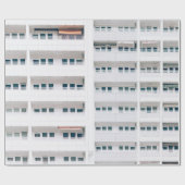 建物窓の風景写真 ラッピングペーパー (フラット)