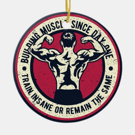 建物筋電車が異常であるか、同じままである セラミックオーナメント (正面)