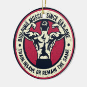 建物筋電車が異常であるか、同じままである セラミックオーナメント (左)