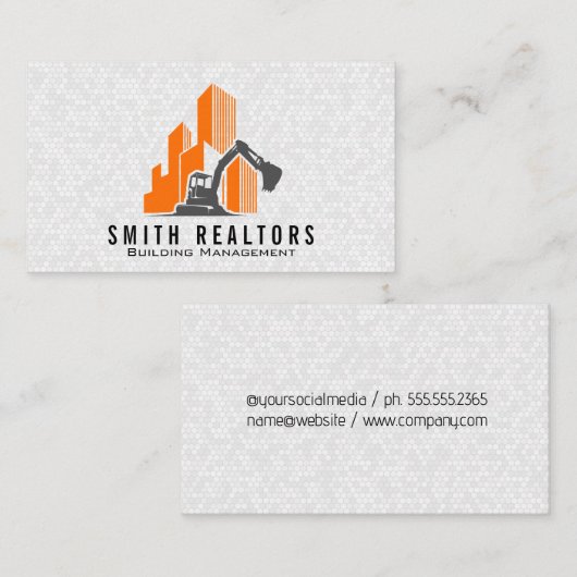建物管理 |実在財産 |建築 名刺 (正面/裏面)