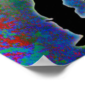 建物線のスケートボード ポスター (角)