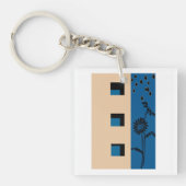 建物花 キーホルダー (正面)