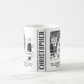 建物調査員がMr Pigの家を見る コーヒーマグカップ (中央)