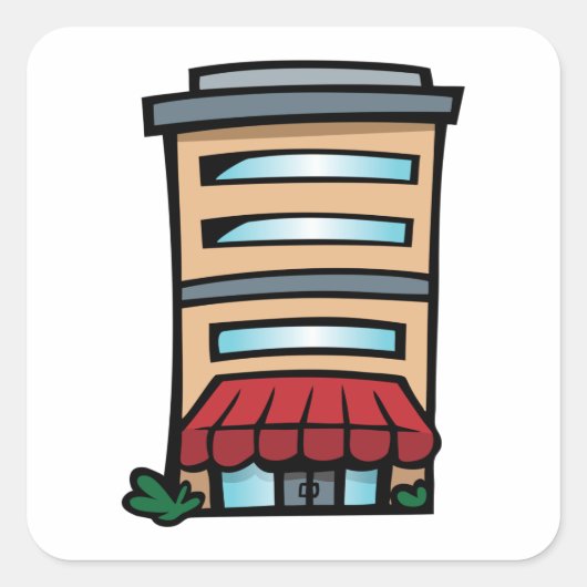 建物錯体 スクエアシール (正面)