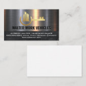 建物鍵ロゴ | メタリック 名刺 (正面/裏面)