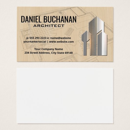 建物青写真 | ウッド (正面&裏面)