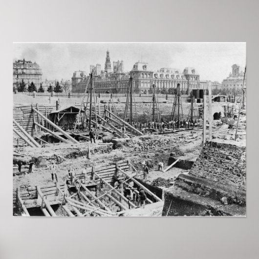 建物・オブ・ザ・ホテル – ディウ，パリ， c.1866 ポスター (正面)