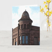 建物 カード (黄色い花)