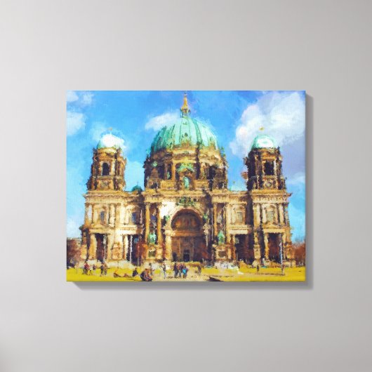 建物 キャンバスプリント (正面)