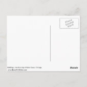 建物,シアーズタワーの上から見る,シカゴ, ポストカード (裏面)