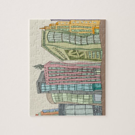 建物 ジグソーパズル (縦)