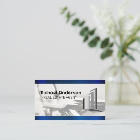 建物 | ハウス鍵 名刺 (スタンド正面)