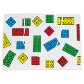 「建物·ブロック」大抱き枕 ラージペーパーバッグ (正面)