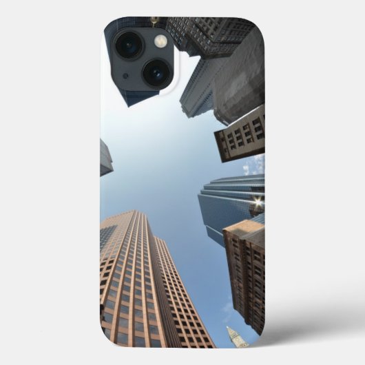 建物、ボストン、米国の魚目レンズ Case-Mate iPhoneケース (裏面)